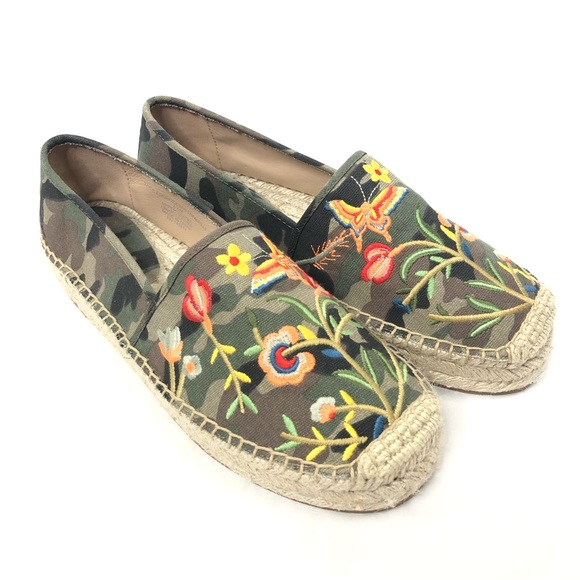 Johnny Was Shoes Johnny Was Camo Embroidered Espadrilles Poshmark